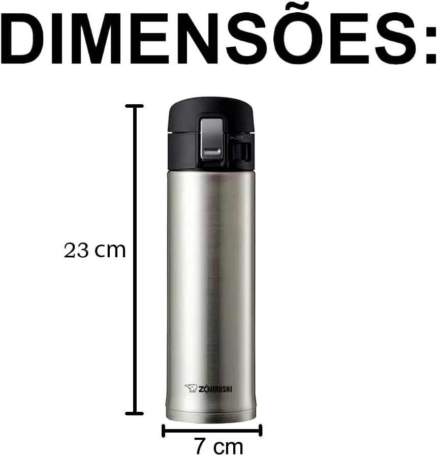 Zojirushi Edelstahlbecher, 473 ml 480 ml Rostfrei, 480 ml Rostfrei