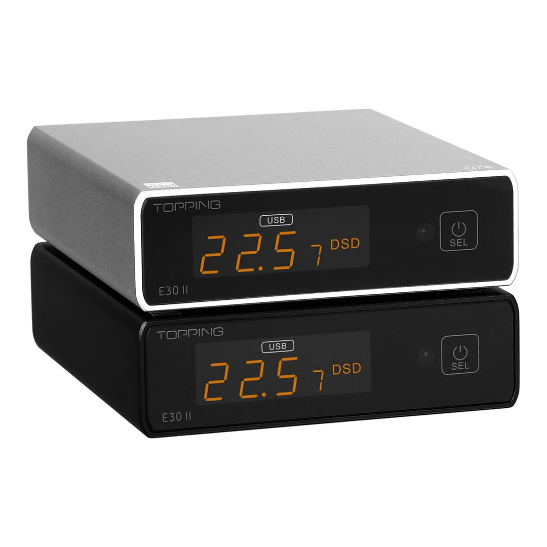 Topping E30 II lite DAC-Vorverstärker – AK4493S Hi-Res XMOS XU208 DAC 32 Bit/768 kHz DSD512 DSD Dire