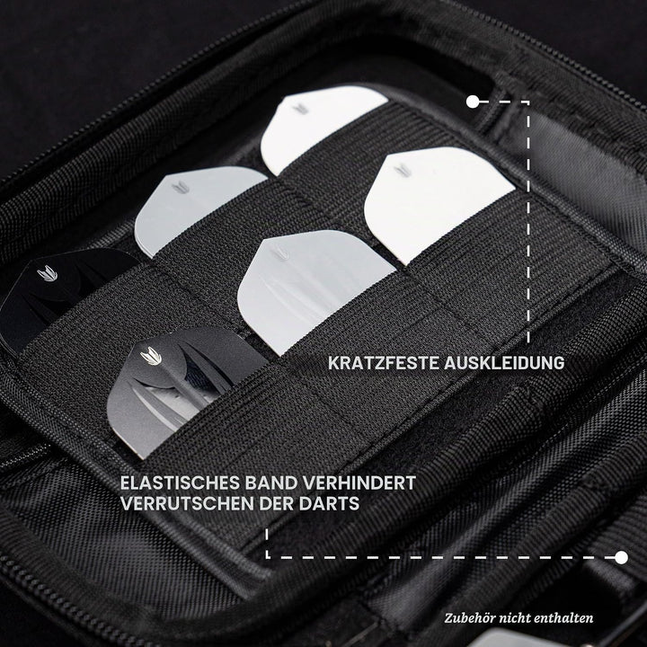 Target Darts Takoma XL Darts Case - Holds x 2 Satz Darts Brieftasche, Rot