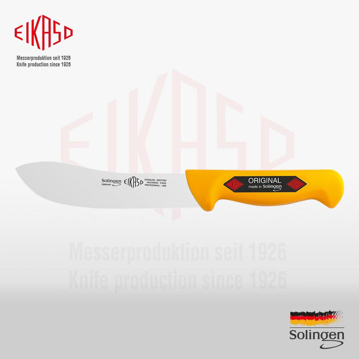 EIKASO Solingen Blockmesser amerikanische Klingenform 16cm Klinge aus Molybdänstahl American Style M