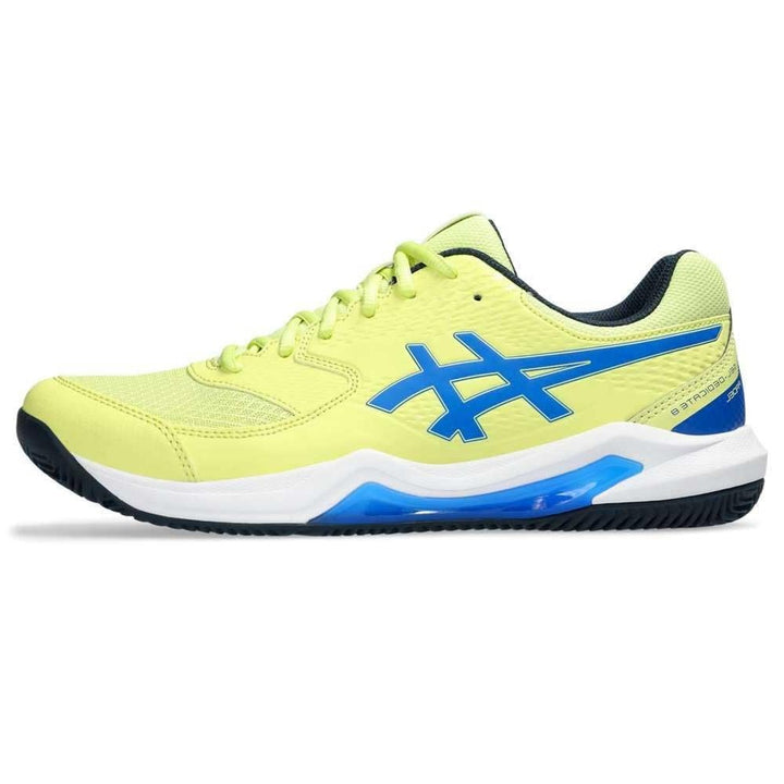 ASICS Herren Gel-Dedicate 8 Padel Sneaker 40 EU Glow Yellow Illusion Blue, 40 EU Glow Yellow Illusio
