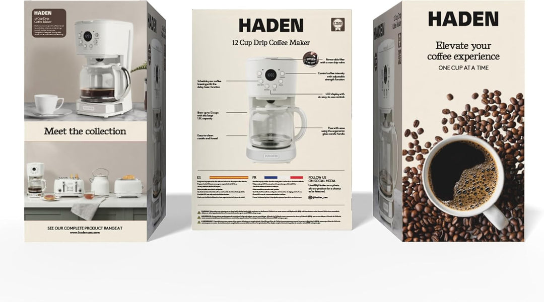 HADEN Dorset Kaffemaschine Cedar 1.8 l, Zederngrün