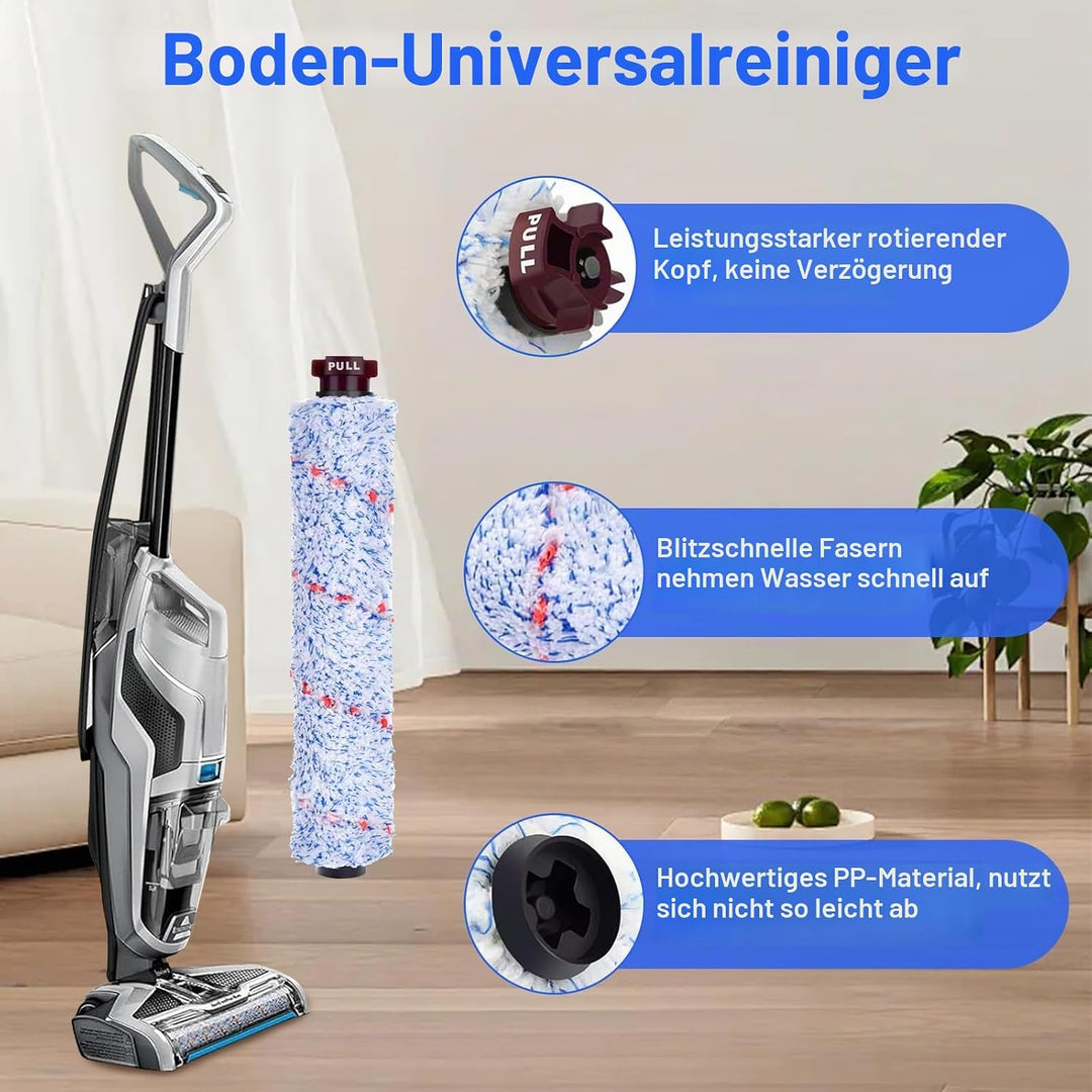 Zubehör für Bissell CrossWave, Ersatzteile für Bissell mit 3 Bürstenrollen, 3 Ersatz Filter und 1 Re