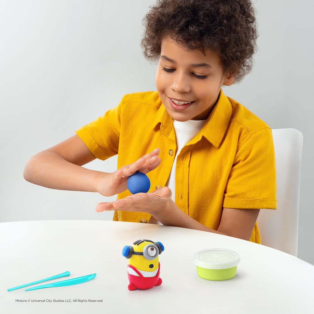 HEY CLAY - 15 Dosen lufttrocknende Knete für Kinder ab 3 Jahren - Kreatives Bastelset - Modelliermas