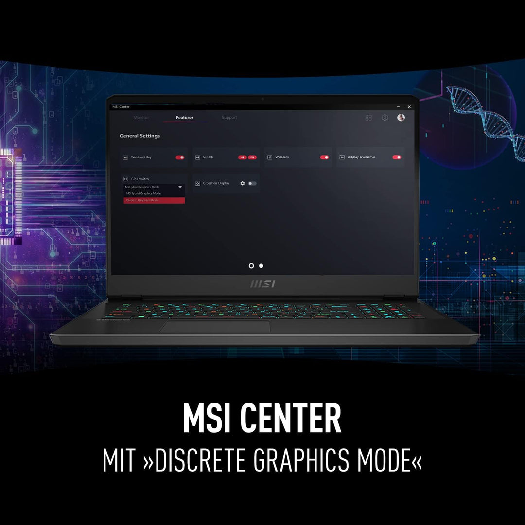 MSI Vector GP76 Gaming Laptop | 17.3" FHD 360 Hz Display | Intel Core i7-12700H | 16GB RAM | 1TB SSD