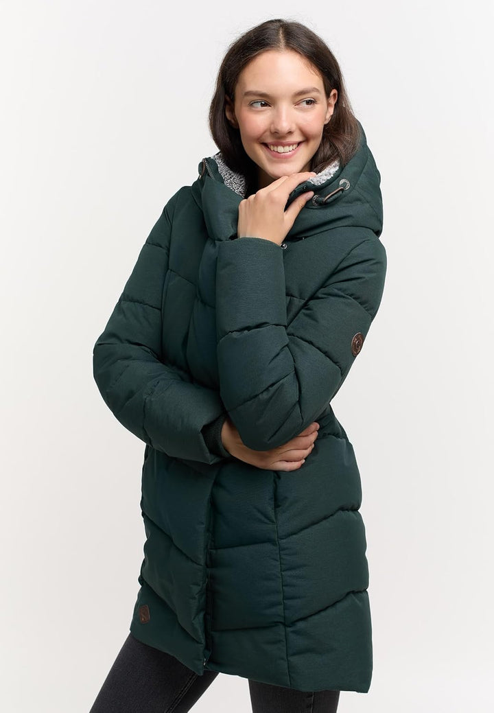 Ragwear PAVLA Damen Jacke XL DARK GREEN, XL DARK GREEN