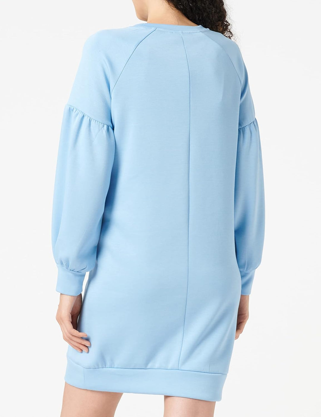 MAMALICIOUS Damen Mljocelyn L/S Sweat Abk Dress A. Kleid M Placid Blue, M Placid Blue