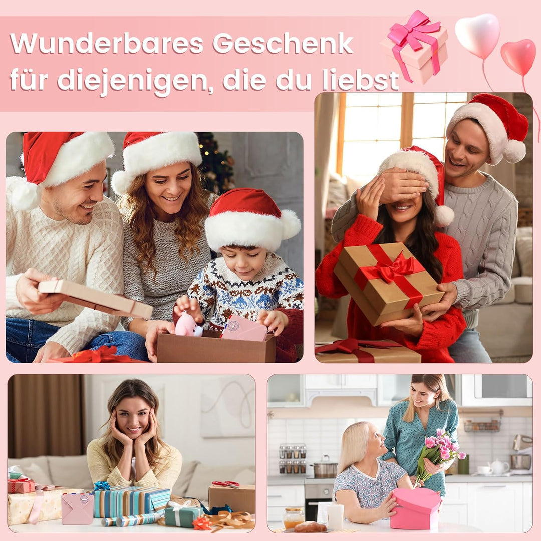 Omezizy Mini Drucker für Smartphone, M02S Mini Sticker Drucker, Bluetooth Thermodrucker, Mini Fotodr