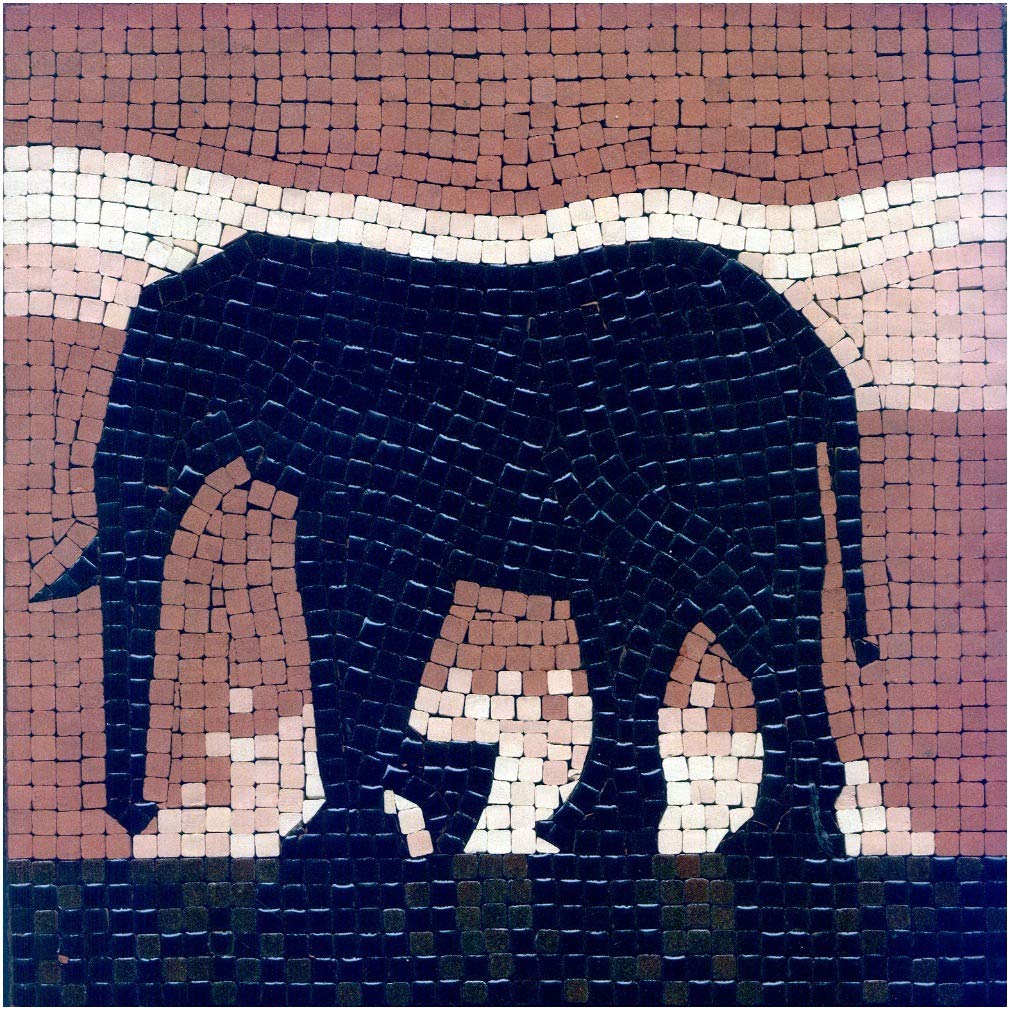 Mosaik bastelset, DIY 20x20cm, Elefant, Elefant