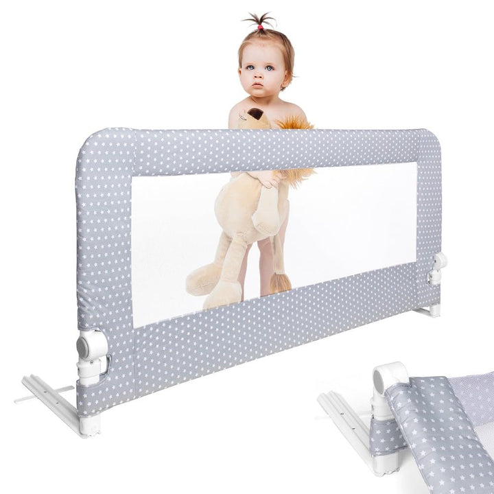 Interbaby Sicherheitsgitter für Kinder, aufklappbar, 150 cm, Bettgitter für Kinder zwischen 18 Monat