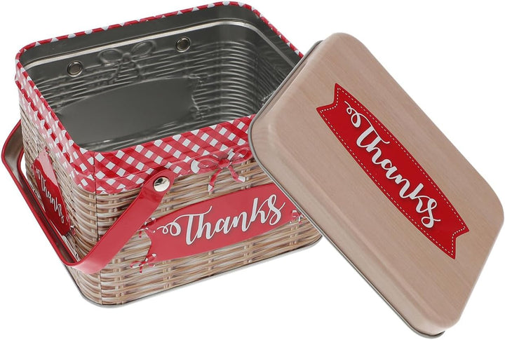 Zerodeko Kreative Keksdose Aus Weissblech Mit Imitation Rattan Muster Feuchtigkeitsgeschützte Aufbew