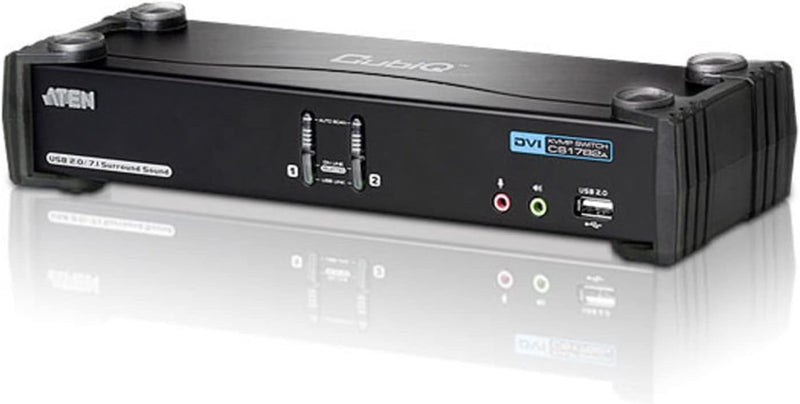 ATEN CS1782A KVM Switch Dual-Link DVI, USB, Audio, 2 Ports