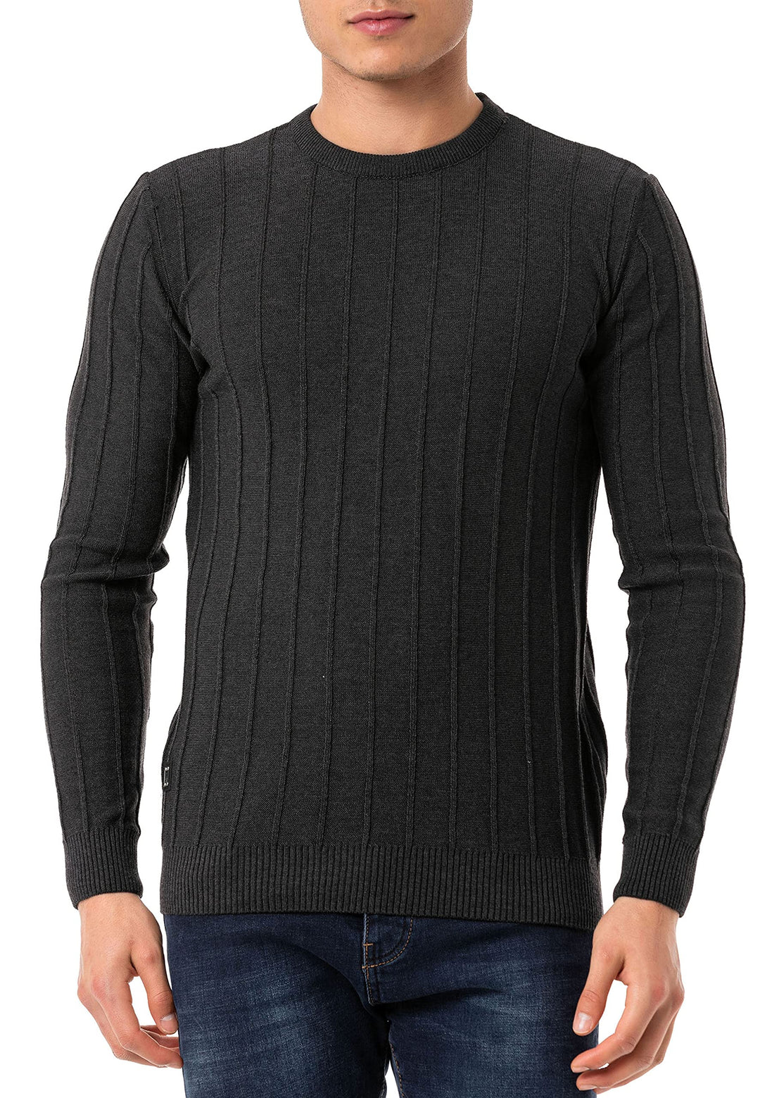 Red Bridge Herren Strickpullover Pullover, Anthrazit