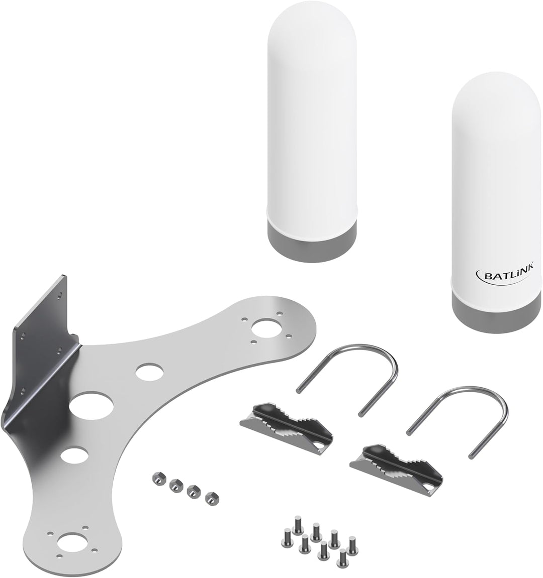 BATLINK MAO5GV1 2x2 MIMO Marine Grade (IP66) 5G Antenne inkl. 10m Kabel - 9dBi Leistungsgewinn, für