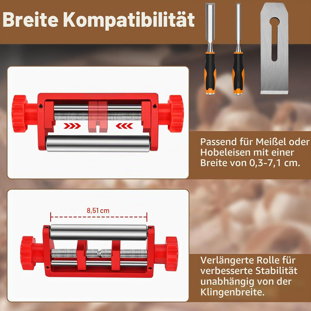 Schleifführung Schärfhilfe Stechbeitel Schleifhilfe Schärfen, Schleifführungswerkzeug,Meissel Schärf