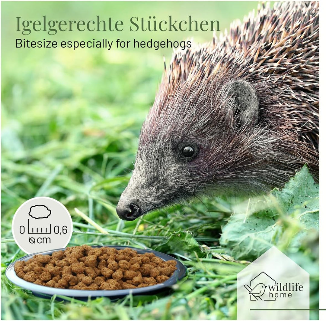 wildlife home Igelfutter VON IGELHILFEN EMPFOHLEN Getreidefrei 2kg - Artgerechtes Spezialfutter für