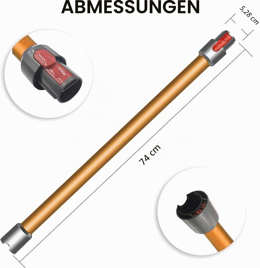 Verlängerungsrohr für Dyson Rohr Kompatibel mit Dyson Saugrohr V15 V 11 V10 V8 V7, Starres Teleskopr