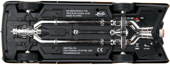 Jada Toys Classic Batmobil 1966, hochdetailiertes 1:18 Modellauto inkl. Batman & Robin Figur, Türen,