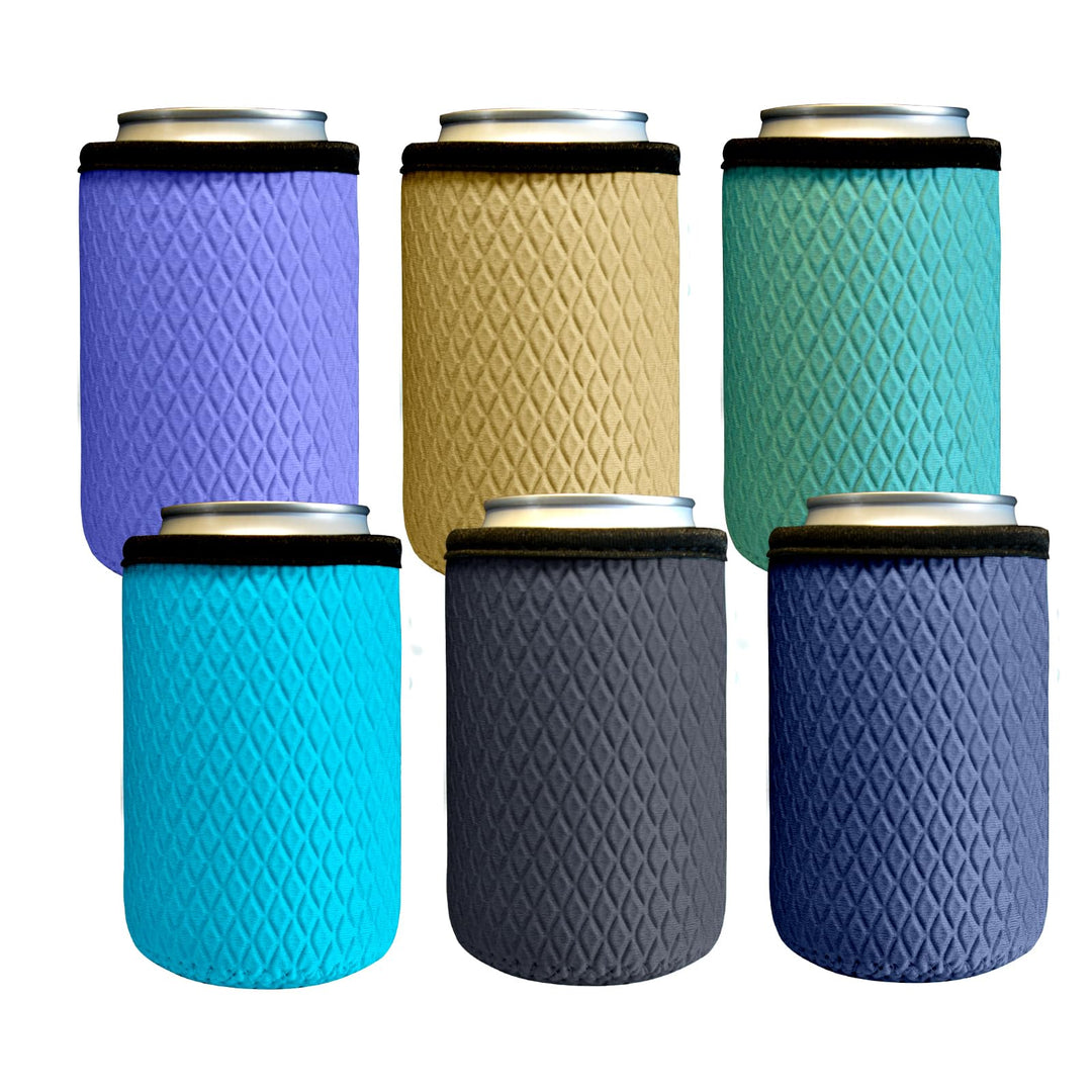 6 x 330ml/12oz Can Dosenkühler, Isolierte Neopren Dosenkühle für Bierflasche, Wiederverwendbar Rutsc