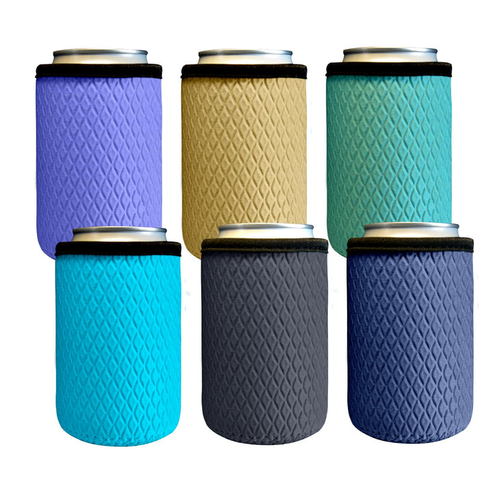 6 x 330ml/12oz Can Dosenkühler, Isolierte Neopren Dosenkühle für Bierflasche, Wiederverwendbar Rutsc