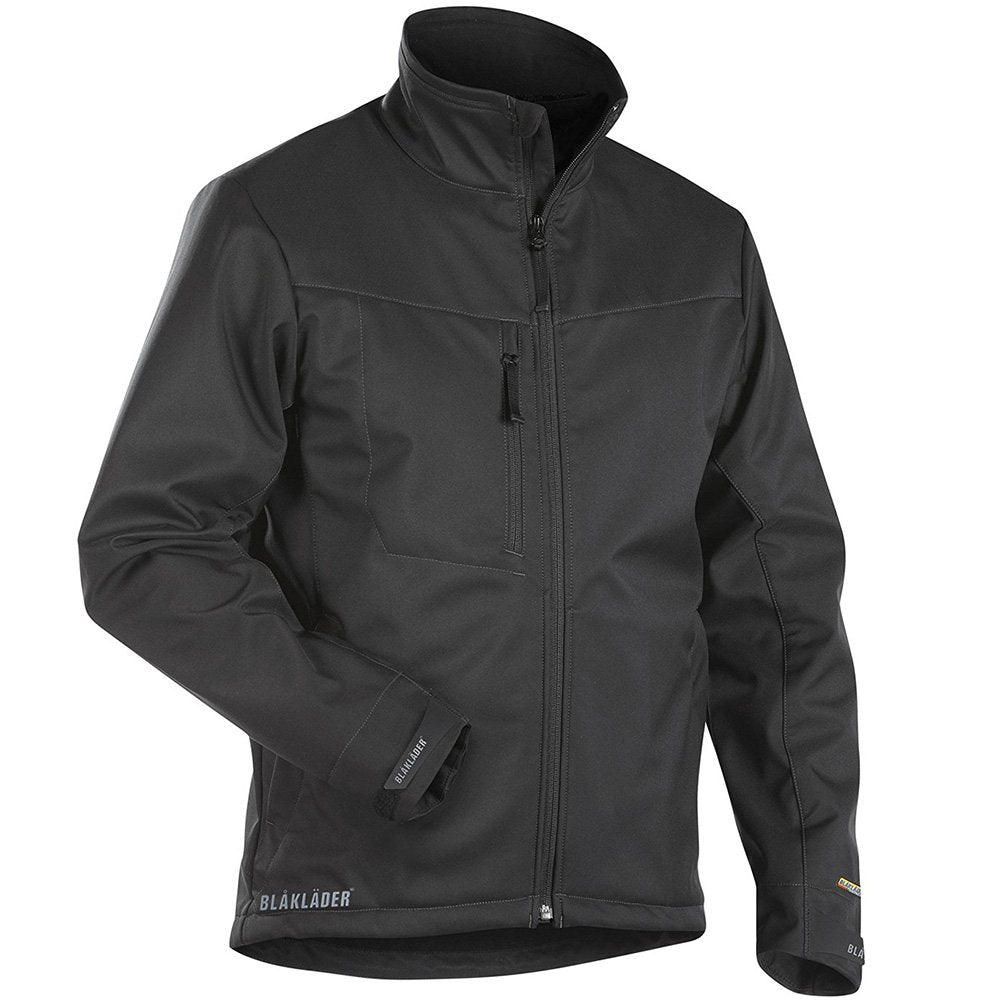 Softshelljacke"4951" unifarben - BLAKLÄDER M Schwarz, M Schwarz