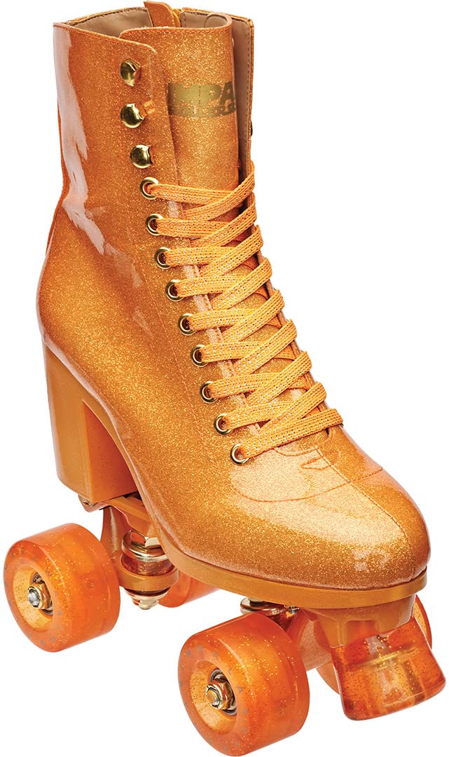 IMPALA MARAWA HIGH Heel Rollschuh Sparkle orange 39 EU, 39 EU