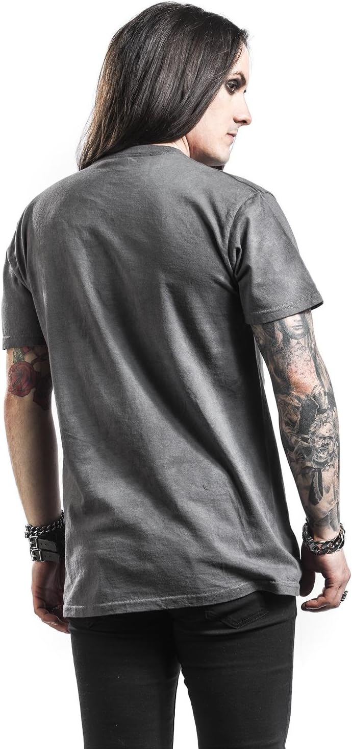 The Mountain Herren Sea Trtl Collage Adult, Blue, Small T-Shirt, S Grau