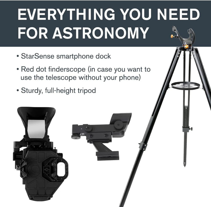 Celestron 22451 StarSense Explorer LT80AZ Smartphone-App-fähiges Dobson-Tischteleskop mit StarSense-