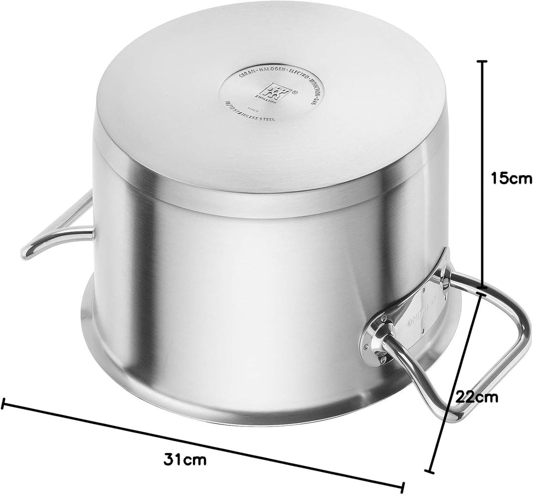 Stew pot, 20 cm | rund | 18/10 Stainless Steel ZWILLING Pro