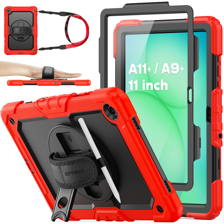 SEYMAC stock Hülle für Samsung Galaxy Tab A11+ Plus/A9+ Plus 11 Zoll 2025/2023, Stossfeste Hülle mit