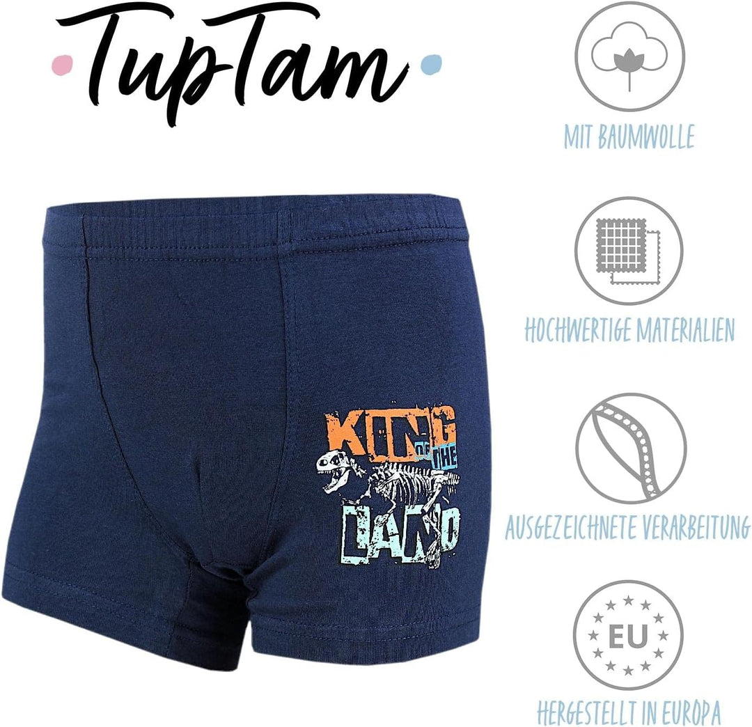 TupTam Boxershorts – Kinder Boxershorts Unterwäsche, Unterhosen im 10er oder 5er Pack 92-98 10er Pac