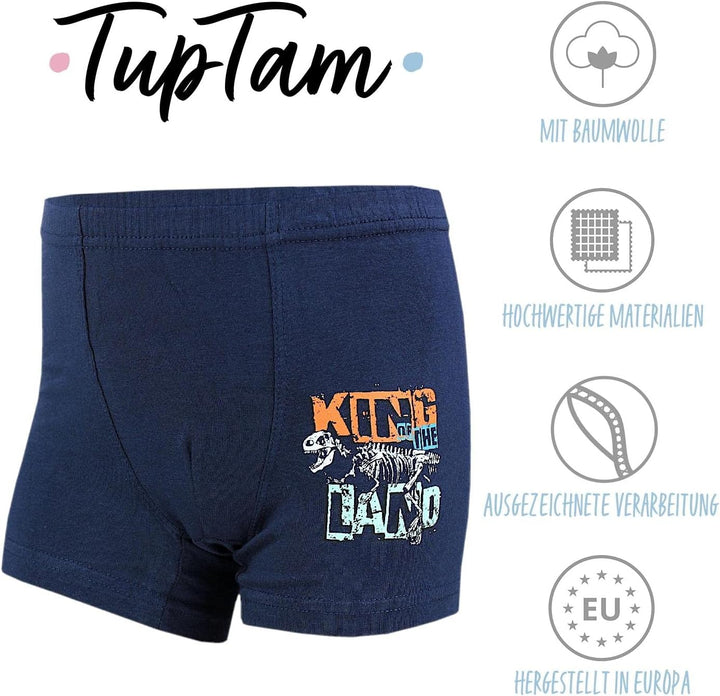 TupTam Boxershorts – Kinder Boxershorts Unterwäsche, Unterhosen im 10er oder 5er Pack 92-98 10er Pac