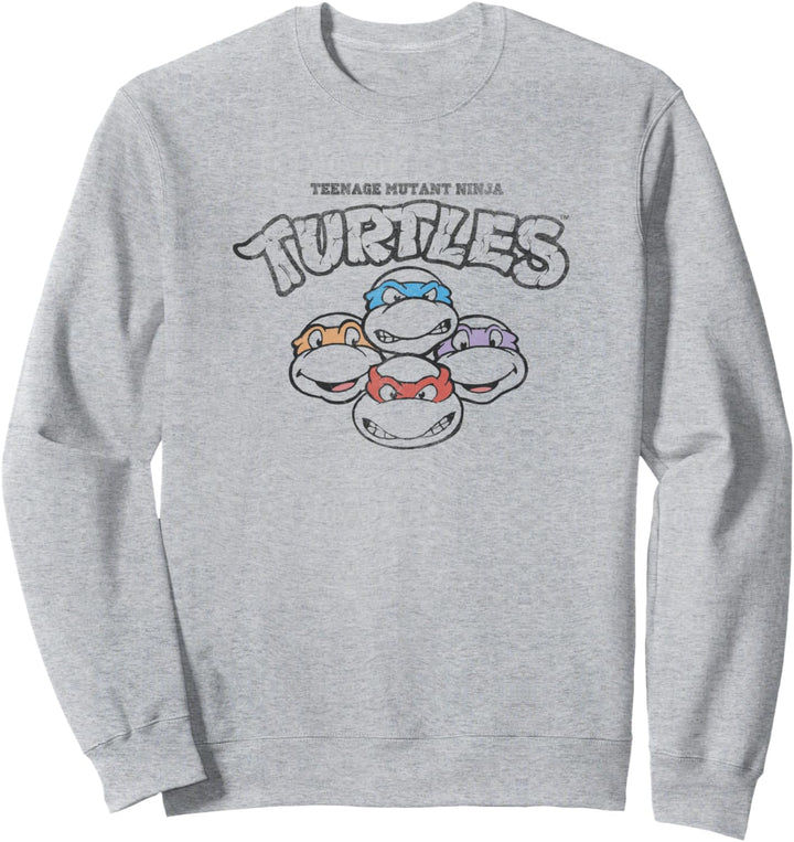 Teenage Mutant Ninja Turtles Faces Logo Sweatshirt
