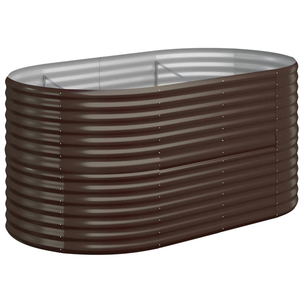 vidaXL Hochbeet, Wetterfestes Hochbeet für Garten Balkon Terrasse, Kräuterhochbeet zum Selber Bauen,