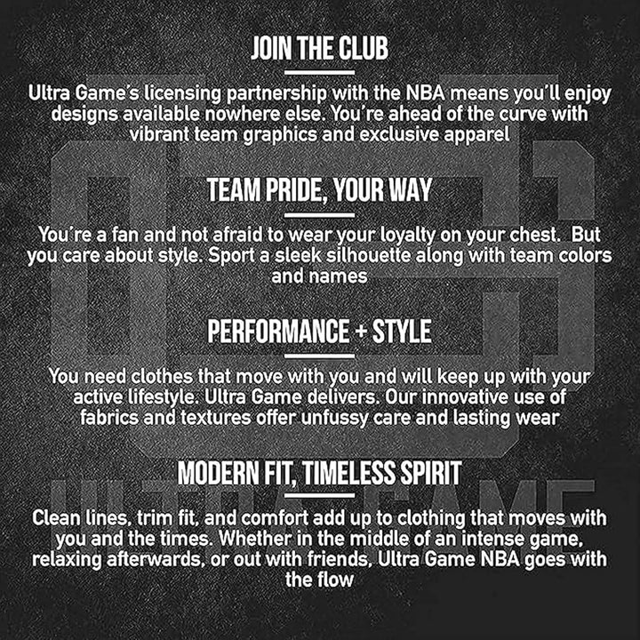 Ultra Game Herren Gewebte NBA Woven Team Logo Poly Mesh Basketball Shorts Denver Nuggets L Teamfarbe