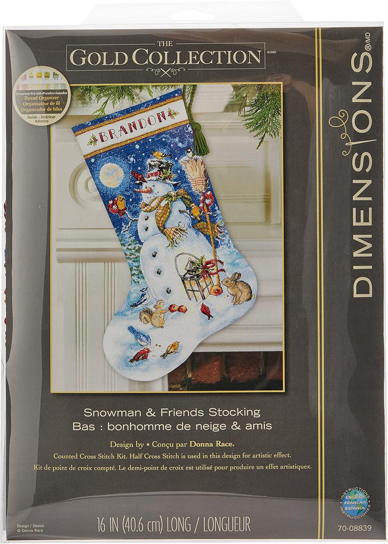 Dimensions Gold Collection -Snowman & Friends Holiday Glow, Holiday Glow