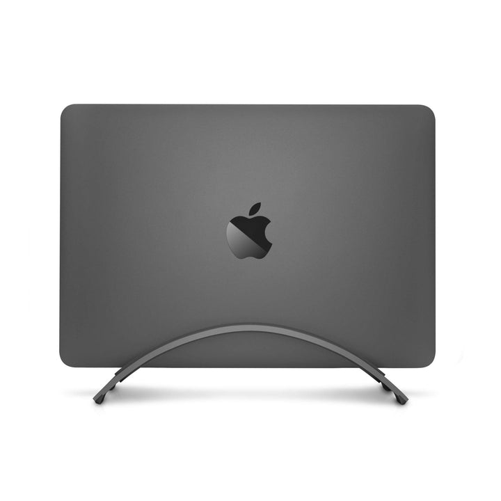 Twelve South BookArc für MacBook | Platzsparender vertikaler Laptopständer für Apple Notebooks (Grau