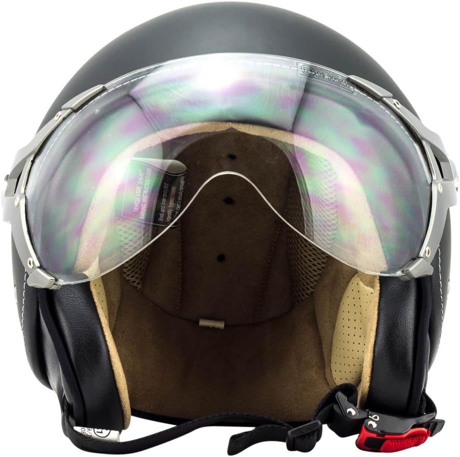Soxon® SP-325 Mono „Night“ · Jet-Helm · Motorrad-Helm Roller-Helm Scooter-Helm Moped Mofa-Helm Chopp