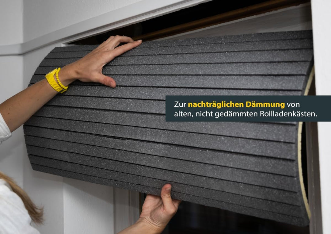 Schellenberg 66255 Rolladendämmung, ernergiespar Wärmedämmung für Rolladen, 100 x 79 cm/ 25 mm Stärk
