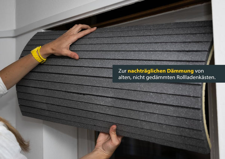 Schellenberg 66255 Rolladendämmung, ernergiespar Wärmedämmung für Rolladen, 100 x 79 cm/ 25 mm Stärk