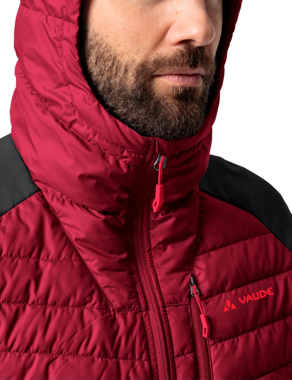 VAUDE Men's Elope Hybrid Jacket - Winterjacke Herren S dark indian red, S dark indian red