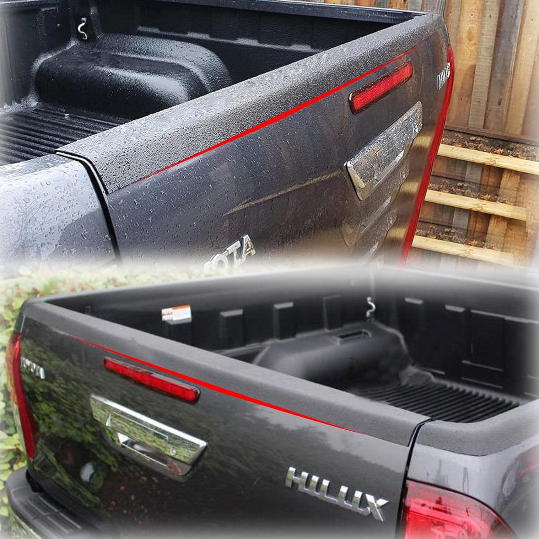 JHCHAN Heckklappenschutz Ladekantenschutz Stossstangenschutz für Toyota Hilux 2015-2020 Invincible G