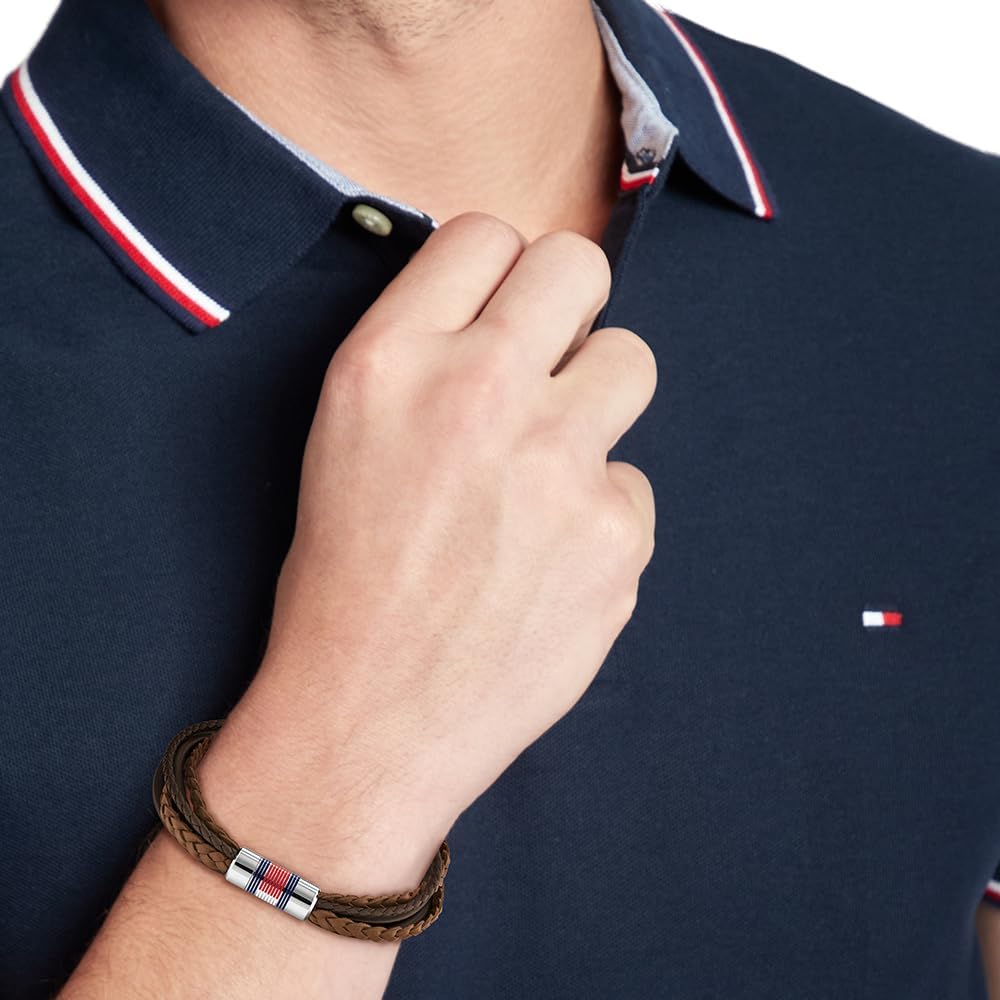 Tommy Hilfiger Jewelry Lederarmband für Herren Braun - 2790425