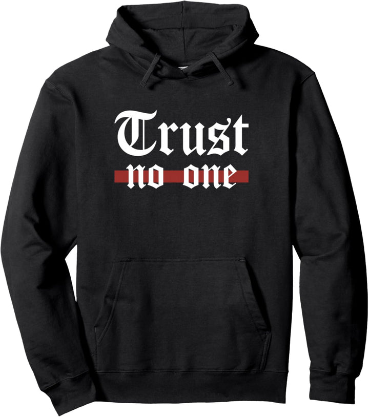 Trust No One - Soft Grunge Aesthetic Gothic Pullover Hoodie