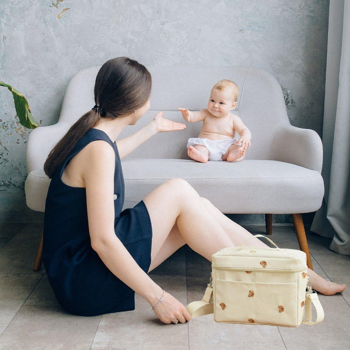Wickeltasche, Multifunktionale Umhängetasche Für Stillmütter, Wickeltasche, Tragetasche Für Babyflas
