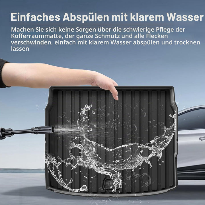 Smabee Fussmatten & Kofferraummatte kompatibel mit 2023 2024 Polestar 4 Cargo Rear Trunk Cargo Liner