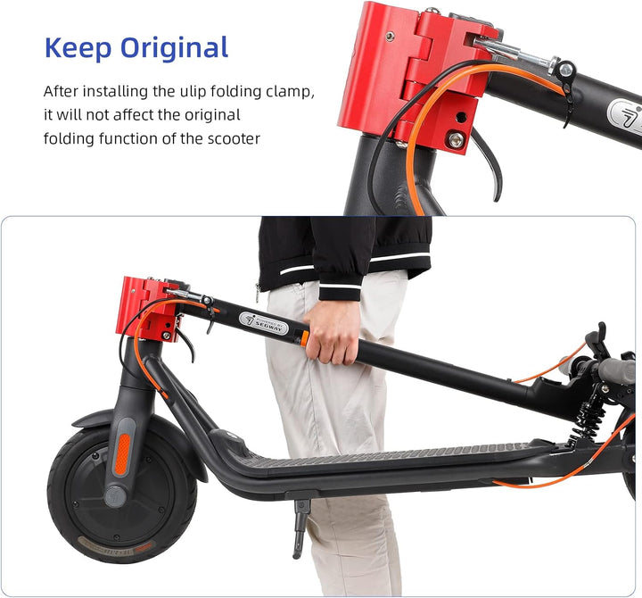 ulip Elektroroller, zusammenklappbar, aus Aluminiumlegierung, Schaftbasis, Ersatzteile für Xiaomi M3