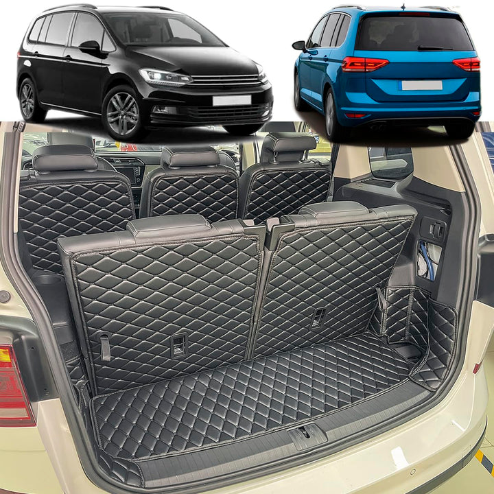 Kofferraumwanne kompatibel mit VW Touran II 2015-2025 7-sitzer, 7-sitzer