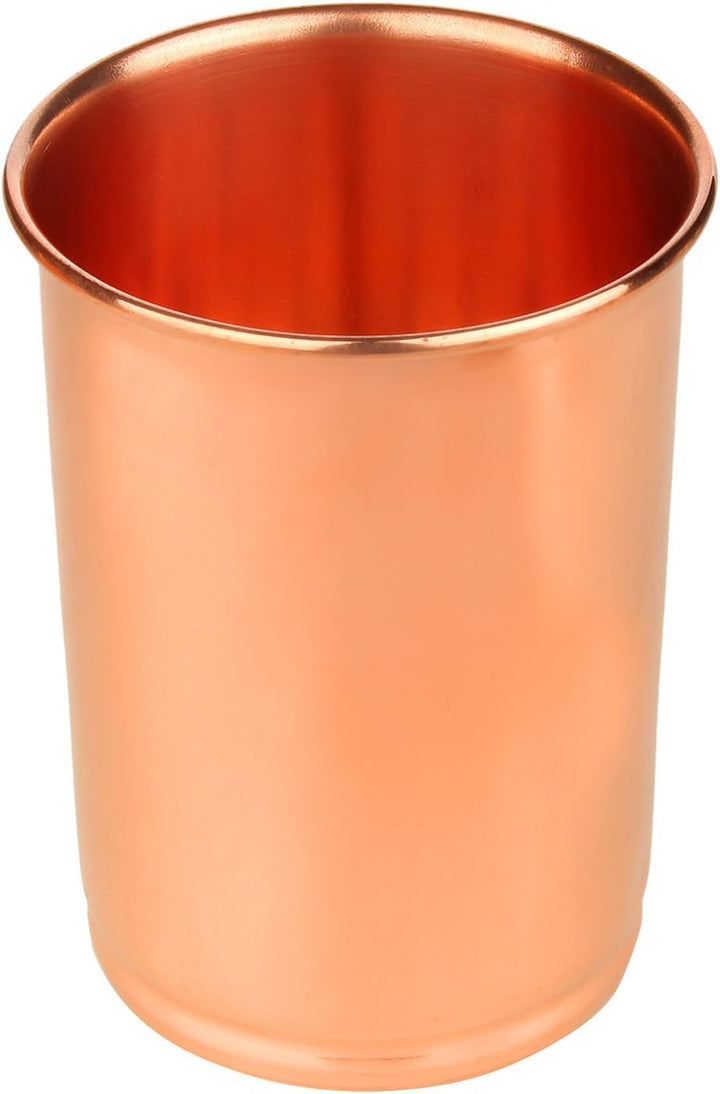 Zap Impex Trinkglas Kupfer Glas Reiner Kupfer Tumbler Healing Set von 8, 250 ml
