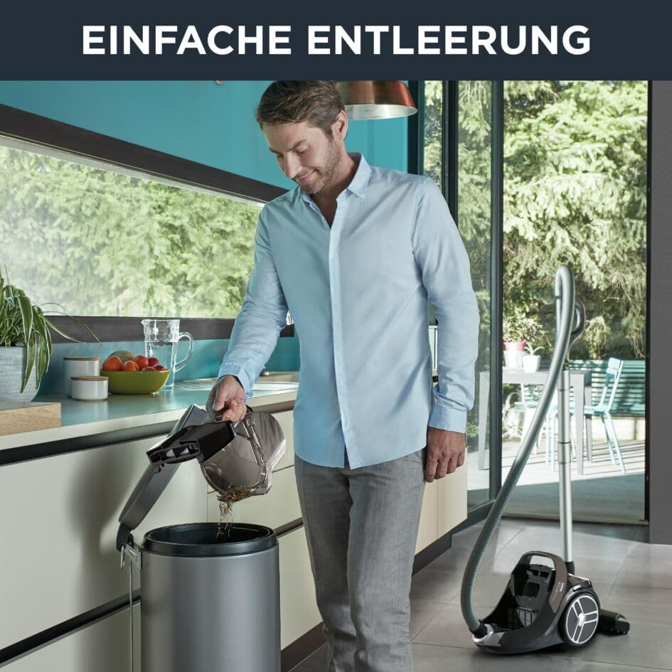 Rowenta RO7260 Bodenstaubsauger Silence Force Cyclonic Parkett | Beutellos | Grosse Staubbehälterkap